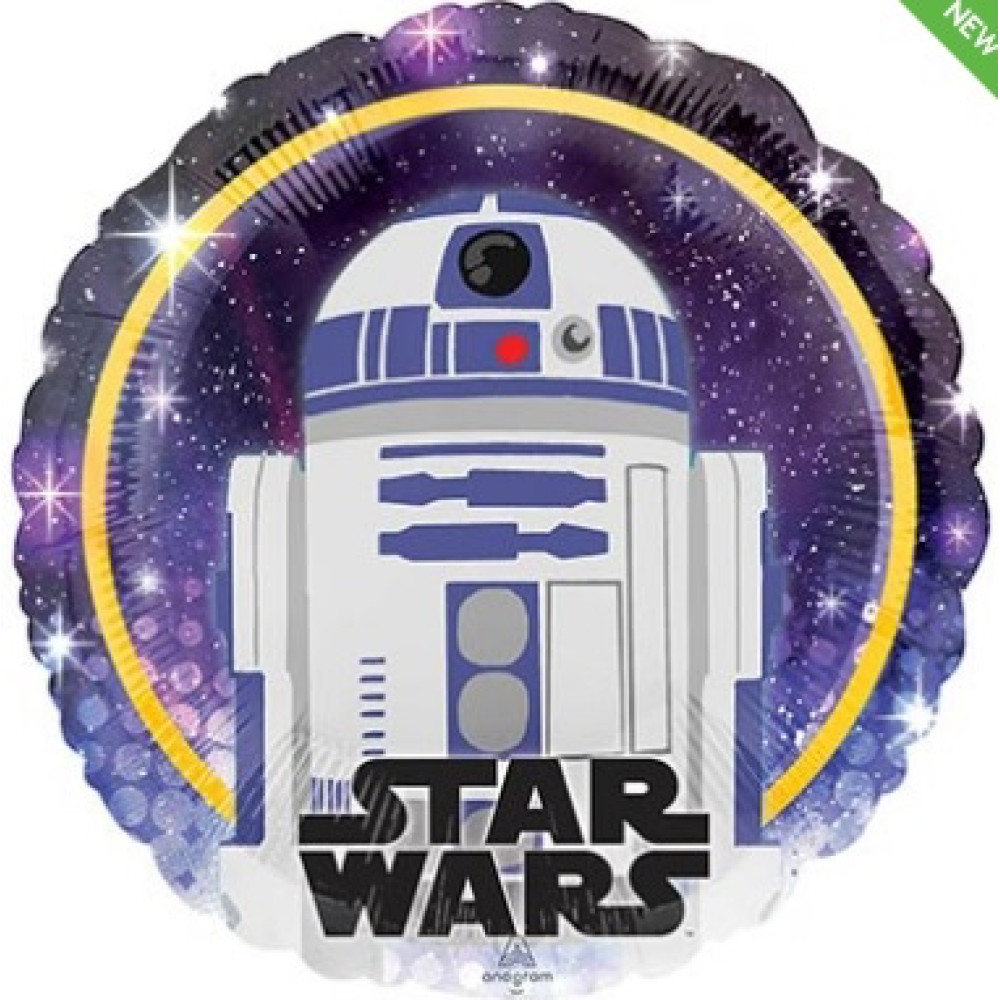 Шар 45см Звездные Войны Дроид R2-D2