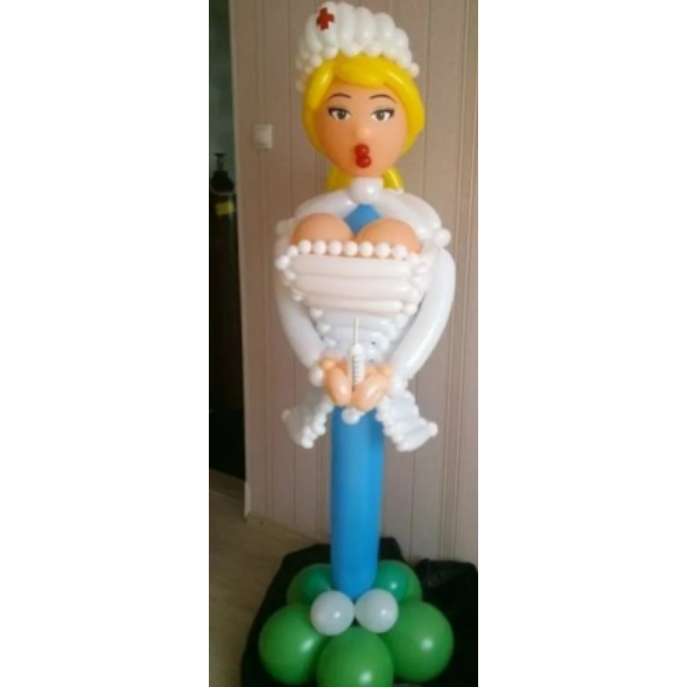 Фигура из шаров Медсестра